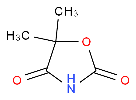 5,5-DIMETHYL OXAZOLIDINE-2,4-DIONE_分子结构_CAS_695-53-4)