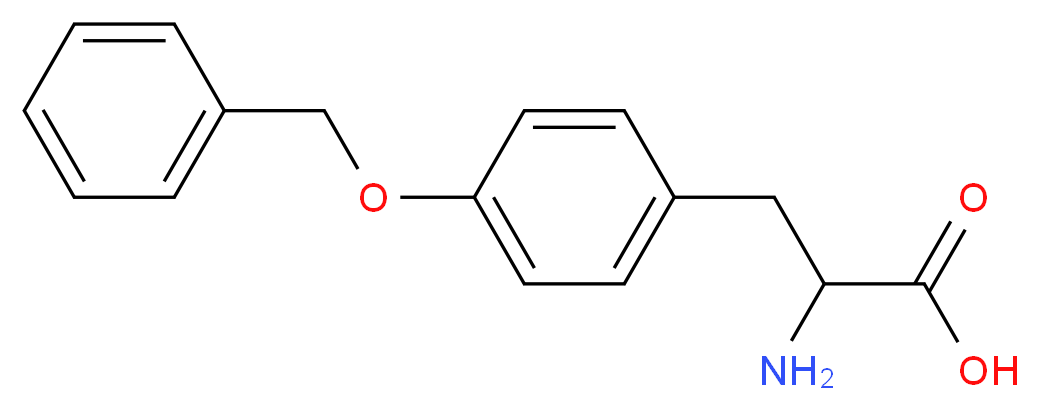 2-amino-3-[4-(benzyloxy)phenyl]propanoic acid_分子结构_CAS_16652-64-5