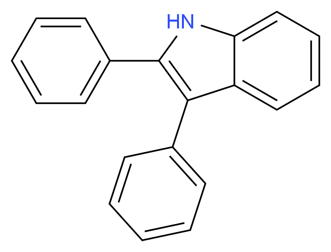 2,3-DIPHENYLINDOLE_分子结构_CAS_3469-20-3)