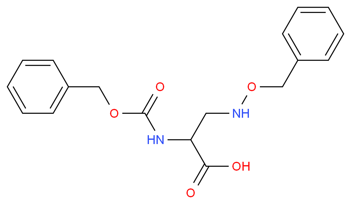 3-[(Benzyloxy)amino]-N-[(benzyloxy)carbonyl]-D,L-alanine_分子结构_CAS_96521-76-5)