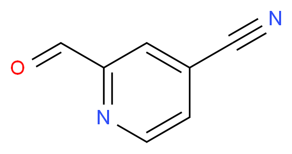 2-formylpyridine-4-carbonitrile_分子结构_CAS_116308-38-4