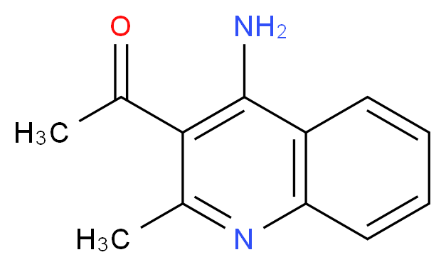 1-(4-amino-2-methylquinolin-3-yl)ethanone_分子结构_CAS_71993-15-2)