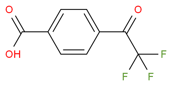 4-(Trifluoroacetyl)benzoic acid_分子结构_CAS_58808-59-6)