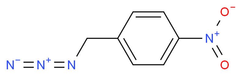 p-NITROBENZAZIDE_分子结构_CAS_)