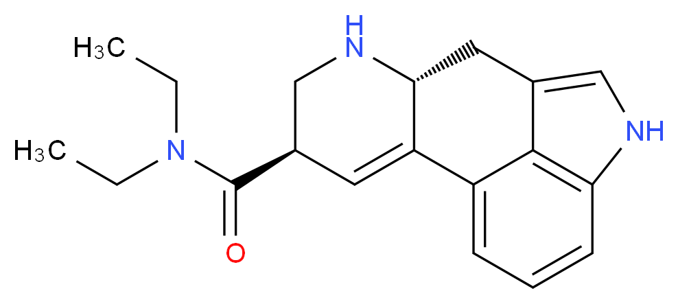 6-Norlysergic acid diethylamide_分子结构_CAS_35779-43-2)