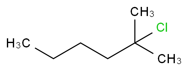 2-chloro-2-methylhexane_分子结构_CAS_4398-65-6