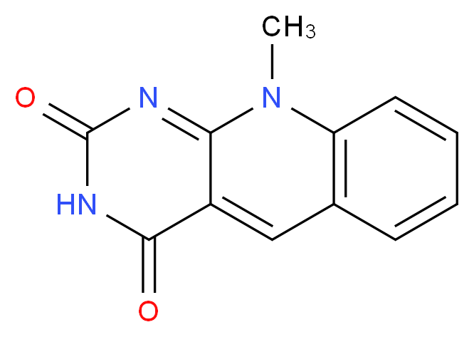 10-Methylpyrimido[4,5-b]quinoline-2,4(3H,10H)-dione_分子结构_CAS_27132-53-2)