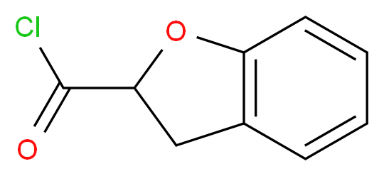 2,3-dihydro-1-benzofuran-2-carbonyl chloride_分子结构_CAS_27347-32-6)