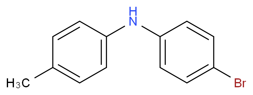 4-Bromo-N-(p-tolyl)aniline_分子结构_CAS_858516-23-1)