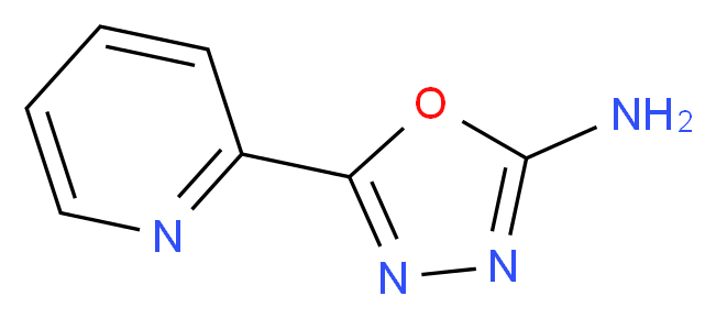 5-Pyridin-2-yl-1,3,4-oxadiazol-2-amine_分子结构_CAS_5711-72-8)