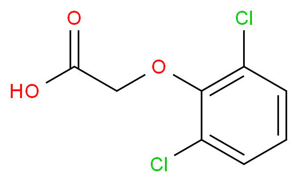 (2,6-Dichloro-phenoxy)-acetic acid_分子结构_CAS_575-90-6)