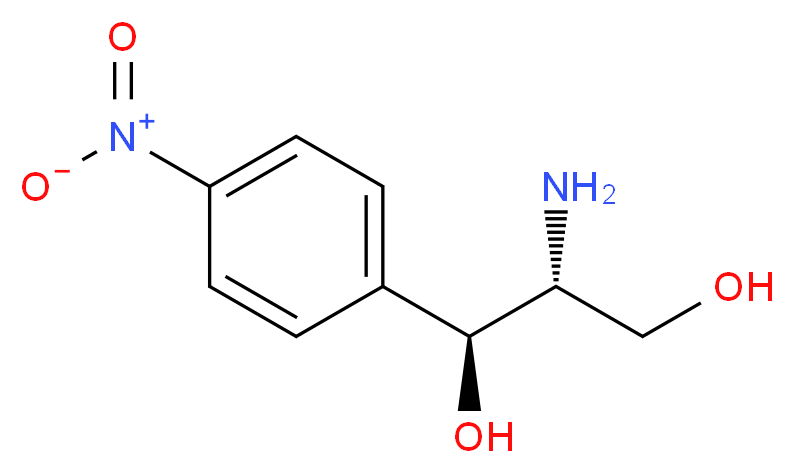 (1S,2S)-(+)-2-Amino-1-(4-nitrophenyl)-1,3-propanediol_分子结构_CAS_2964-48-9)