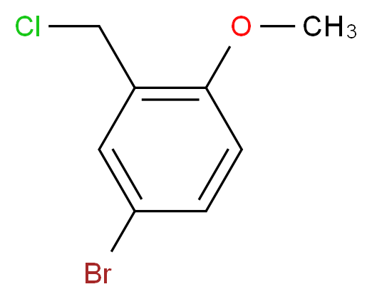 4-bromo-2-(chloromethyl)-1-methoxybenzene_分子结构_CAS_)