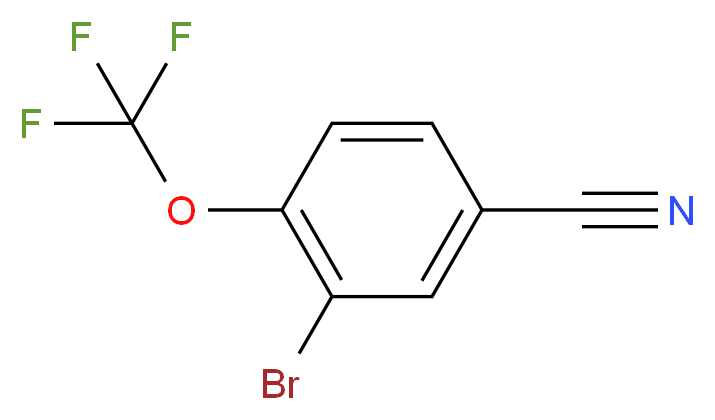 3-Bromo-4-(trifluoromethoxy)benzonitrile_分子结构_CAS_191602-89-8)