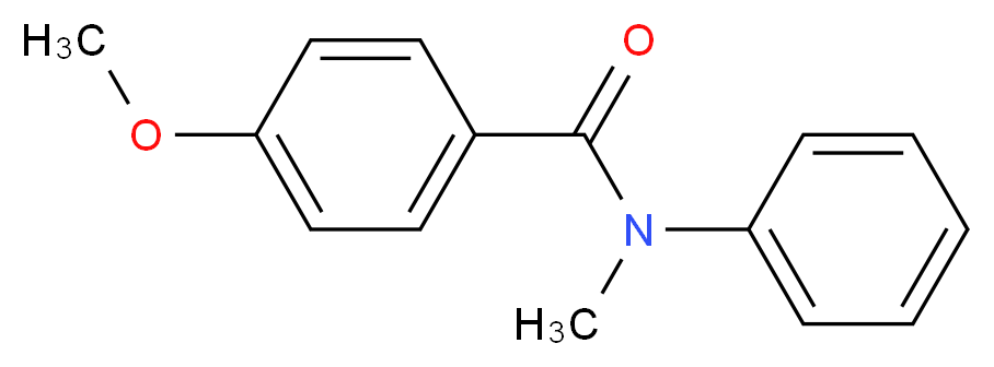 4-Methoxy-N-methyl-N-phenylbenzamide_分子结构_CAS_33672-81-0)