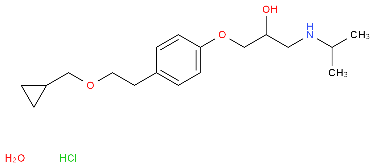 &beta;XOLOL HYDROCHLORIDE HYDRATE_分子结构_CAS_63659-19-8)