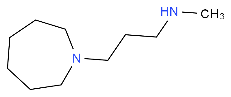 N-[3-(1-Azepanyl)propyl]-N-methylamine_分子结构_CAS_)