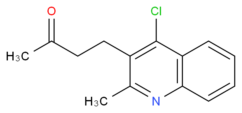 4-(4-chloro-2-methylquinolin-3-yl)butan-2-one_分子结构_CAS_61640-16-2)