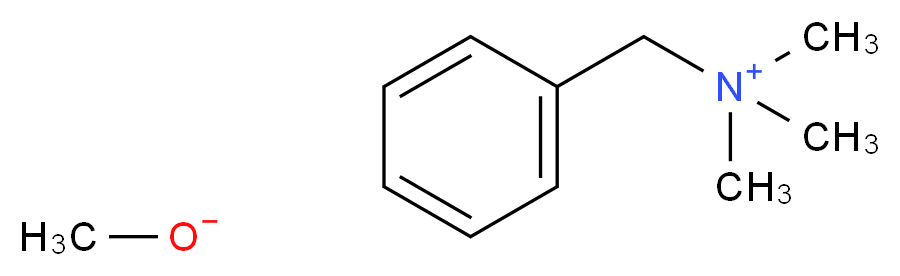 benzyltrimethylazanium methanolate_分子结构_CAS_122-08-7