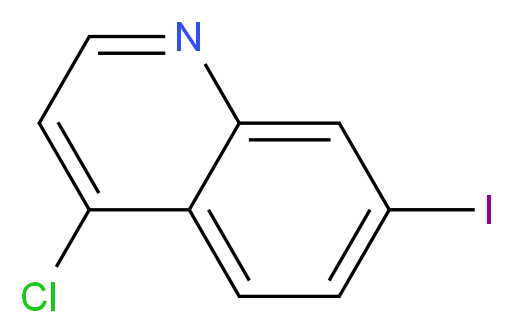 4-chloro-7-iodoquinoline_分子结构_CAS_22200-50-6