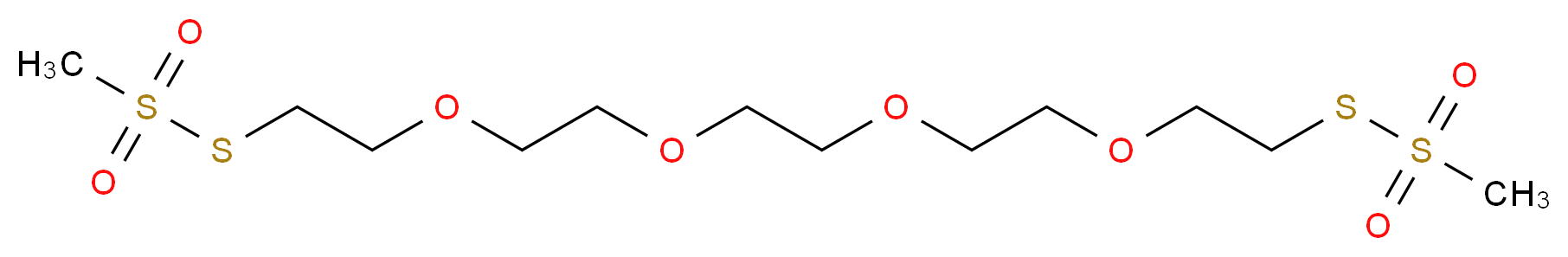 3,6,9,12-Tetraoxatetradecane-1,14-diyl-bis-methanethiosulfonate_分子结构_CAS_212262-08-3)