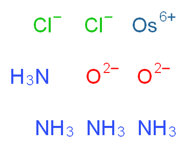 osmium(6+) ion tetraamine dichloride dioxidandiide_分子结构_CAS_18496-70-3