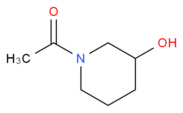 1-Acetylpiperidin-3-ol_分子结构_CAS_4045-27-6)