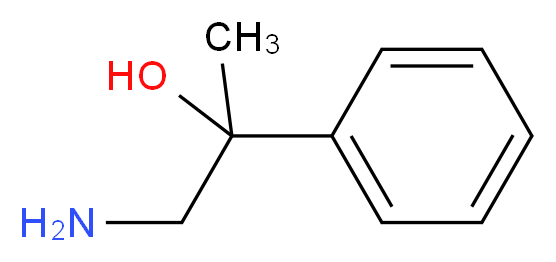 1-amino-2-phenylpropan-2-ol_分子结构_CAS_1017418-99-3