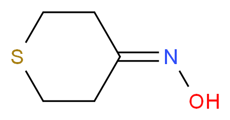 Tetrahydrothiopyran-4-one oxime_分子结构_CAS_6309-59-7)