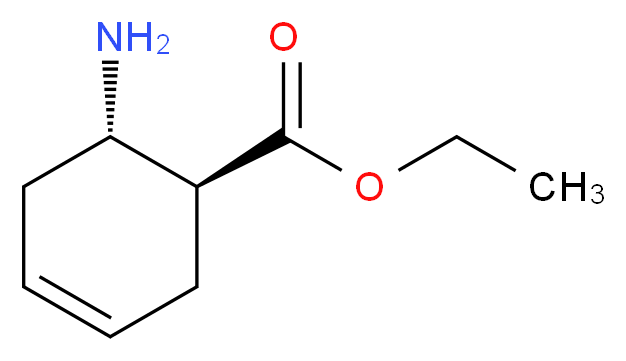 rel-ethyl (1R,6R)-6-aminocyclohex-3-ene-1-carboxylate_分子结构_CAS_126474-24-6