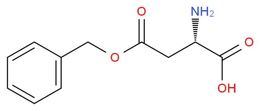 L-Aspartic acid β-benzyl ester_分子结构_CAS_2177-63-1)