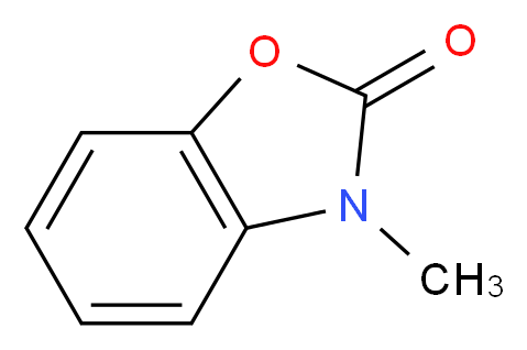 3-甲基-2-苯并噁唑酮_分子结构_CAS_21892-80-8)