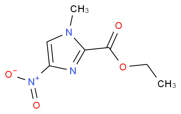 ethyl 1-methyl-4-nitro-1H-imidazole-2-carboxylate_分子结构_CAS_109012-23-9