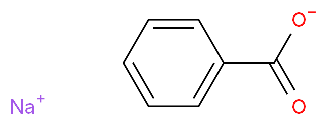 苯甲酸钠_分子结构_CAS_532-32-1)