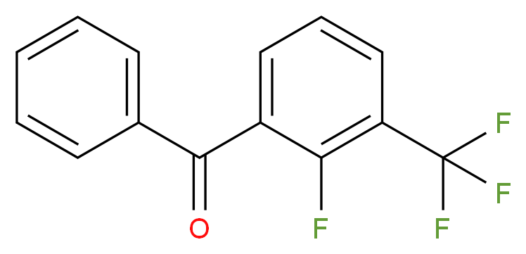 [2-fluoro-3-(trifluoromethyl)phenyl](phenyl)methanone_分子结构_CAS_207853-70-1