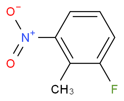2-Fluoro-6-nitrotoluene_分子结构_CAS_769-10-8)
