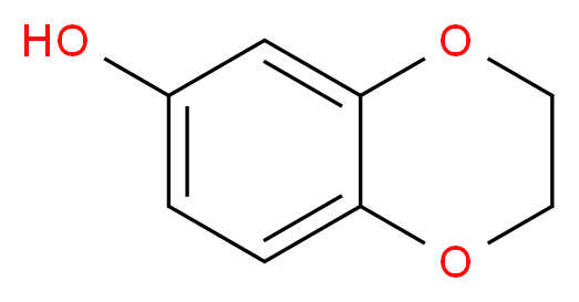 2,3-dihydro-1,4-benzodioxin-6-ol_分子结构_CAS_10288-72-9