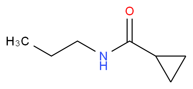 N-Propylcyclopropanecarboxamide_分子结构_CAS_26389-59-3)