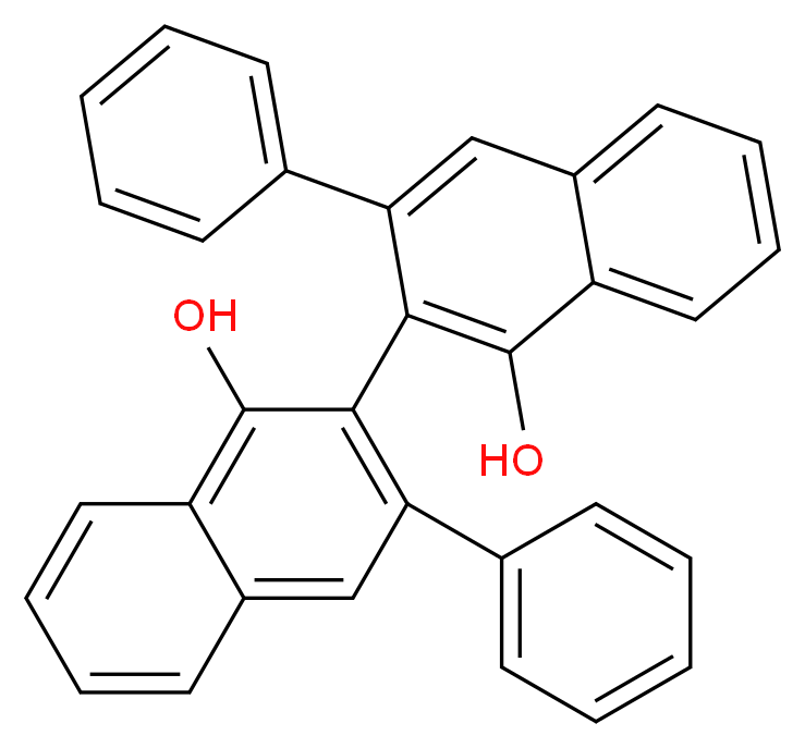 2-(1-hydroxy-3-phenylnaphthalen-2-yl)-3-phenylnaphthalen-1-ol_分子结构_CAS_147702-14-5