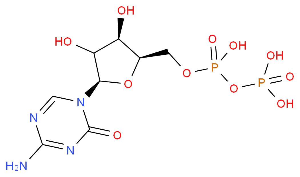 5-Azacytidine 5'-Diphosphate_分子结构_CAS_2226-73-5)