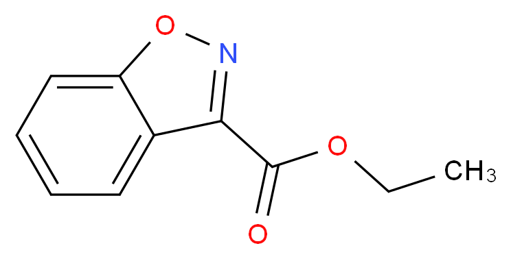 ethyl 1,2-benzoxazole-3-carboxylate_分子结构_CAS_57764-49-5