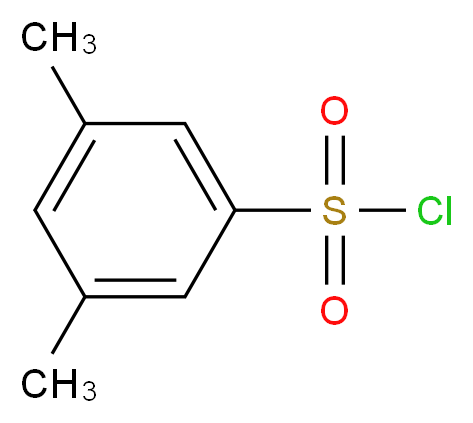 3,5-二甲基苯磺酰基氯_分子结构_CAS_2905-27-3)