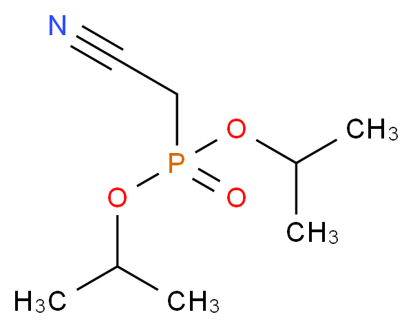 二异丙基(氰甲基)膦酸酯_分子结构_CAS_21658-95-7)