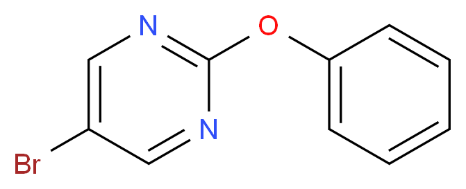 5-bromo-2-phenoxypyrimidine_分子结构_CAS_257280-25-4