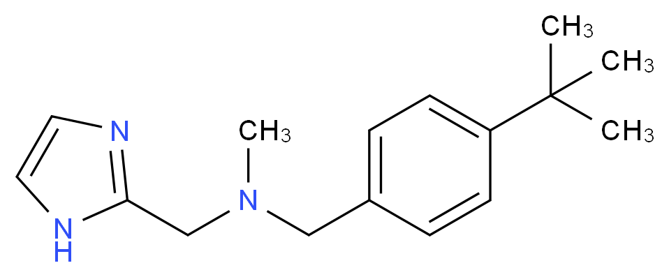 (4-tert-butylbenzyl)(1H-imidazol-2-ylmethyl)methylamine_分子结构_CAS_)