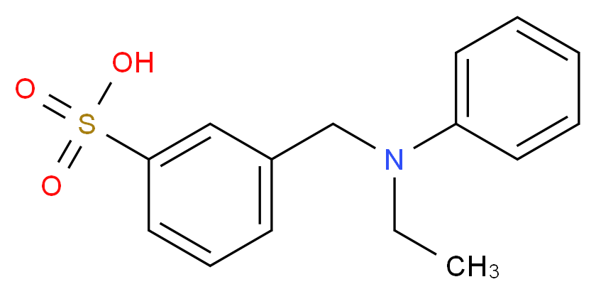 &alpha;-(N-ETHYLANILINO)-m-TOLUENESULFONIC ACID TECHNICAL GRADE_分子结构_CAS_101-11-1)