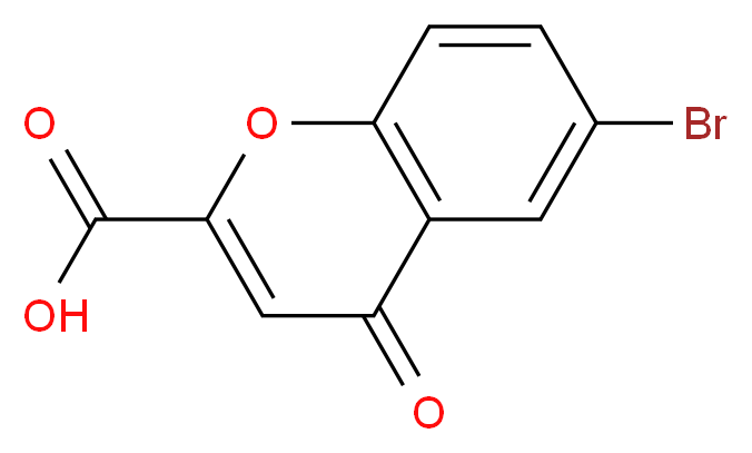 6-bromo-4-oxo-4H-chromene-2-carboxylic acid_分子结构_CAS_51484-06-1