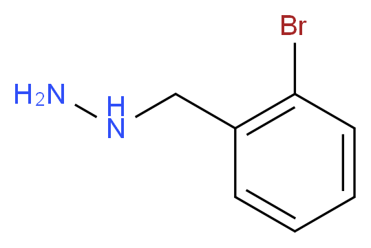 [(2-bromophenyl)methyl]hydrazine_分子结构_CAS_51421-27-3