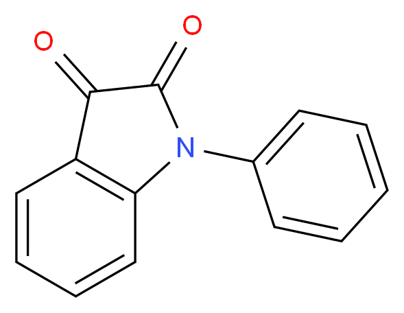 1-Phenyl-1H-indole-2,3-dione_分子结构_CAS_723-89-7)