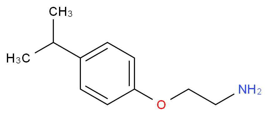 2-(4-isopropylphenoxy)ethanamine_分子结构_CAS_878433-18-2)